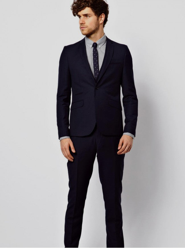 Slim Fit Suit In black